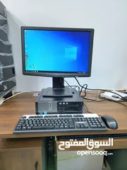  7 كمبيوتر ديل i7 شامل جميع الملحقات الملحقات، شاشة 22 وماوس وكيبورد والكيبلات، سرعة تشغيل خارقة