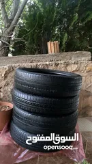  1 طقم اطارات جنط 19 بريجستون E الياباني 4 اطارات بريجستون الياباني الاصلي بسعر مغري جداً.