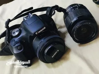  2 كاميرا كانون 2000D بحالة الوكاله