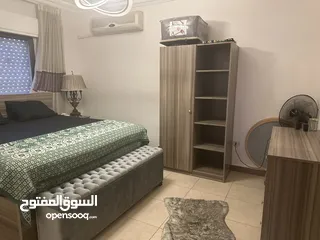  5 شقة مفروشة مرتبة للإيجار خلف فندق جنيفا وجمعية خليل الرحمن في السابع