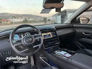  8 هونداي توسان/2022 فل الفل بدون فتحة سقف  2x4 ///240Hp بنزين + كهرباء  ( Haybrid) 1600cc