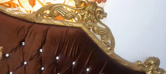  7 طقم كنب مصري دمياطي خشب زان ثقيل سبعة مقاعد 7