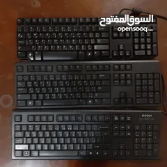  3 Two Dell PC ,with 3 Keyboards and 3 Mouse and 1 Dell Moniter