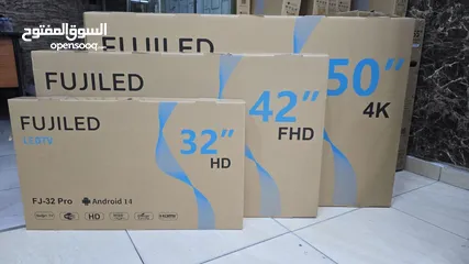  5 شاشه 70 انش فوجي 4k smart اندرويد 14 مع قاعده جداريه تتوفر لدينا خدمه التوصيل باقل سعر بالمملكه