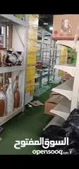  19 رفوف خشب وزجاج وسوبرماركت وقرمه ولوحة اعلانات و معرش زينكو وأبواب سيكريت مظله وألواح خشب تعليق وشبك
