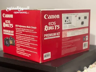  2 Canon Camera   (Canon EOS Rebel T5 Digital SLR Camera Premium Kit w/ Lenses & Bag NEW)