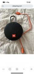  1 سماعة ومكبر صوت JbL سماعة ومكبر صوت jbl clip 3 اصلية ضد الماء  مستخدمة استخدام بسيط