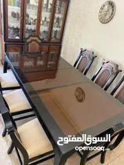  2 طاولة سفرة مستعملة بحالة جيدة