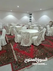  26 تاجير كراسي وطاولات ومكيفات وزينه جميع مستلزمات الافراح