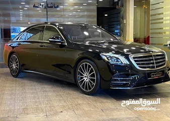  3 Mercedes Benz S320 2019 AMG Kit  قاطعة : 49000 km