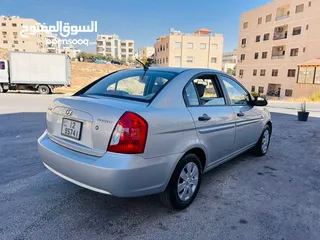  5 هونداي اكسنت 2008 بحاله ممتازه اوتوماتيك محرك 1600cc