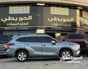  5 تويوتا هايلاندر ( 2023 ) فحص كامل 7 جيد عداد 28 ألف كيلو بحال الزيروو ( قابل للبدل )