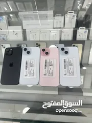  3 iPhone 15 128 GB used  ايفون 15 128 جيجا مستعمل بحاله الوكاله  بطاريات من 86لل93 متوفر جميع الالوان