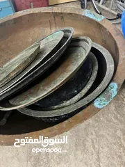  3 اواني نحاسيه قديمه للبيع