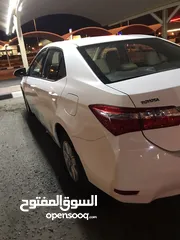  7 كورلا 2015 ابيض 1600 CC شرط الفحص مكينه جير شاسي 1550 نهائي