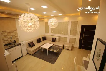  15 "Furnished apartment for rent in Amman. Al-Shmeisani - near Abdali Boulevard." (Yearly)