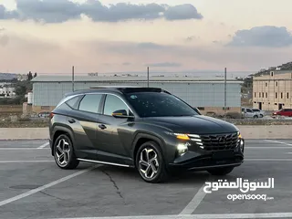  2 هونداي توسان/2023  HTRAC فل الفل فتحة سقف بانوراما  4x4 ///240Hp   ( Haybrid) 1600cc