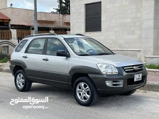  3 جيب كيا سبورتاج 2008فل اتوماتيك فحص 3جيد سلفر