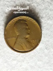  1 سنت امريكي نادر سنة 1909