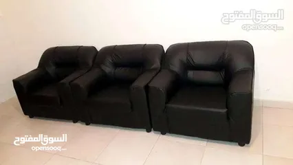  7 طقم كنب 4 مقاعد جلد مكفول موديل الدب الأصلي احذروا التقليد توصيل مجاني لعمان والزرقاء