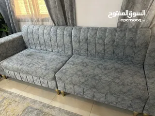  4 غنفات عدد 6 مع مخاد 8 قطع