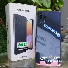  1 Samsung A32 رام 6 جيجا 128 مش مصلح  أغراضة والكرتونه متوفر متوفر توصيل