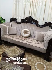  1 طقم كنب استعمال بسيط تفصيل للبيع فصلته 600 بدي ابيعه 250