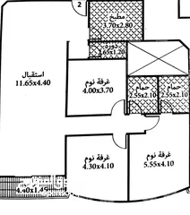  1 شقة للبيع في سموحة شارع ادمون فريمون مع تسهيلات فالسداد