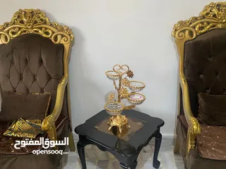  3 طقم كنب مصري جديد استعمال شهرين بحاله الوكاله  قابل التفاوض بشي بسيط لداعي السفر