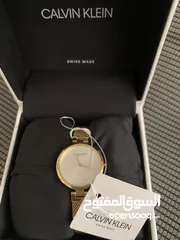  1 ساعة كالفن كلاين جديدة لم تستعمل بالعلبة
