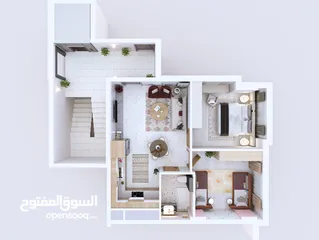  11 استوديو 74 متر (مكون من غرفتين نوم) للبيع في الماصيون بجانب مطعم سيجافريدو, بالقرب من وزارة العدل .
