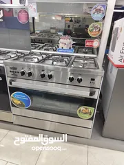  1 عرض نااار على فرن يونيون اير 90 سم ستيل فل سيفتي كامل مع مروحه