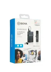 7 Boya Wireless By-WM4pro k3 مايكرفون ويرلس من بويا 