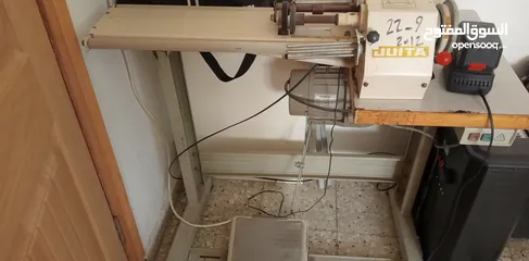  3 ماكينة حبكة وماكينة درزة وماكينة مقص سيريت