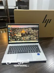  1 Hp EliteBook مواصفات عالية جدااا جيل 11 شاشة لمس  Core i7-11 - ram 32- ssd 512 - معدني المنيوم عصري