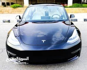  9 تيسلا 2020 model 3 فحص كامل اوتوسكور +B بحالة الوكالة لون مميز غرفة بيضا ممشى قليل للبيع بسعر محرووق