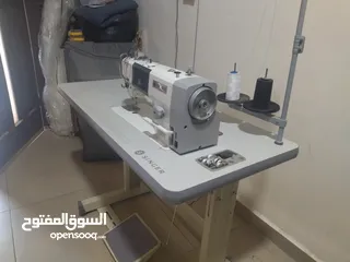  2 Singer Industrial Sewing Machine,  model #114G 20CEA
