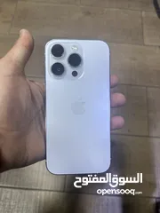  1 ايفون 14 برو  128 جيجا  مغير بطاريه اصليه بالشركه esim