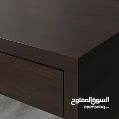  2 مكتب بحالة ممتازة جدا لون بني مع جرار