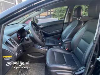  14 كيا k3 2017  لون اسود وارد كوريا الصنف المميز  فحص كامل 7 جيد استخدام شخصي