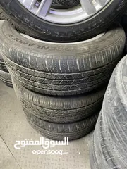 12 اطارات مستعملة للبيعيع جميع المقاسات من 13 ال/22 بكل الاحجام والانواع التواصل