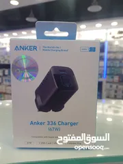  1 Anker 336 Charger 67w dual type-c ports 1 USB port
