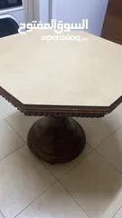  2 طاولة مطبخ دائرية تكفي 4 كراسي