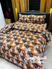  2 لحاف نفخ صيفي مجوز 6 قطع جودة عالية جدا مع كفالة  المقاسات : اللحاف 250×220 الملف 180×200×25 مع مغيط