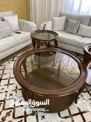  5 طاولة وسيطة دائرية  مع زاويتين