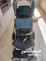  9 عرباية أطفال لطفلين (توأم) من شركة غراكو مستعمل  وقابل للتفاوض بشيء بسيط