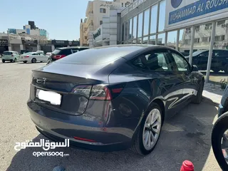  4 TESLA MODEL 3 2023 STANDARD PLUS  AIRBAG مغلق قطع اصلية فحص كامل