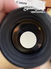  8 عدسة 85mm f1.8 canon ولا خدش في حاله جيدة جذًا لممتازة
