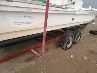  6 قارب مسطح 33 قدم مصنع وادي حام كلباء 2017 القارب فية محياة للسمك الحي 2 و واحد كبير فوق وثلاجة على