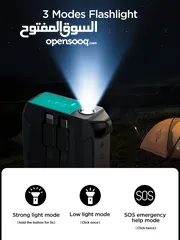  6 باور بانك جويروم JOYROOM JR-L017 – شحن فائق السرعة مع كابلات مدمجة وضوء طوارئ SOS